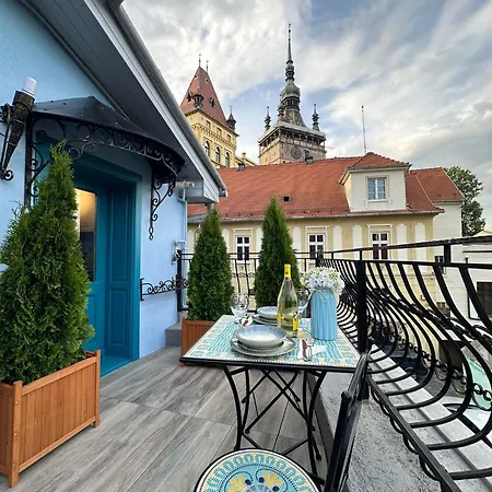 Blue House Citadel Sighisoara Apartment Exterior photo