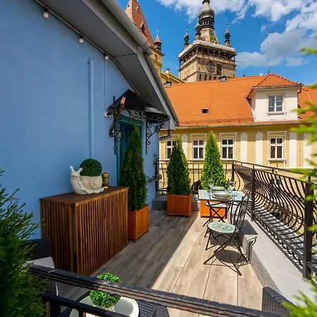 Blue House Citadel Sighisoara Apartment Exterior photo